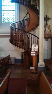 The Miraculous Staircase. Nuns prayed to the Saint of Carpenters for someone who could build the stairs