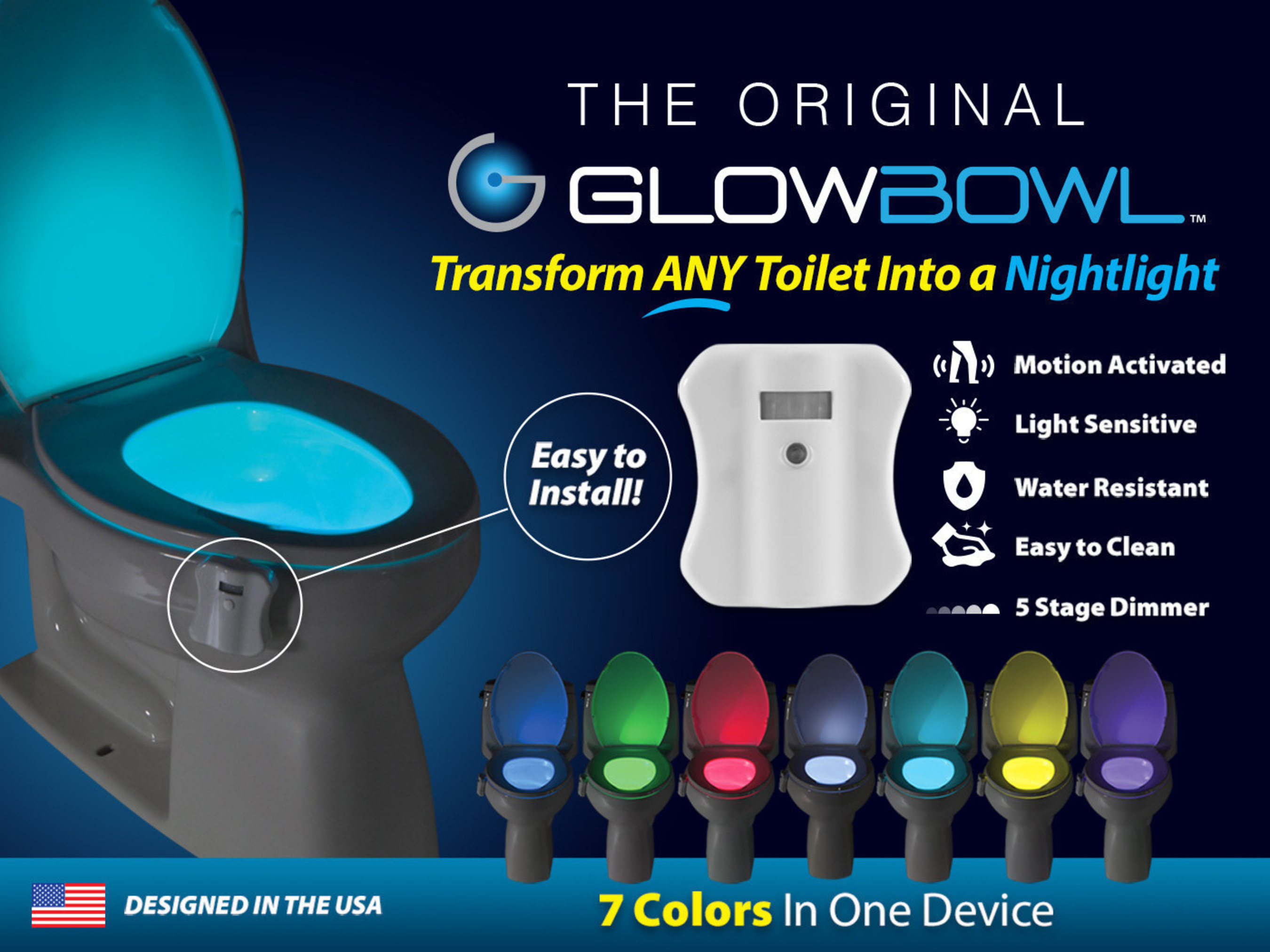 GlowBowl - Motion-Activated Night